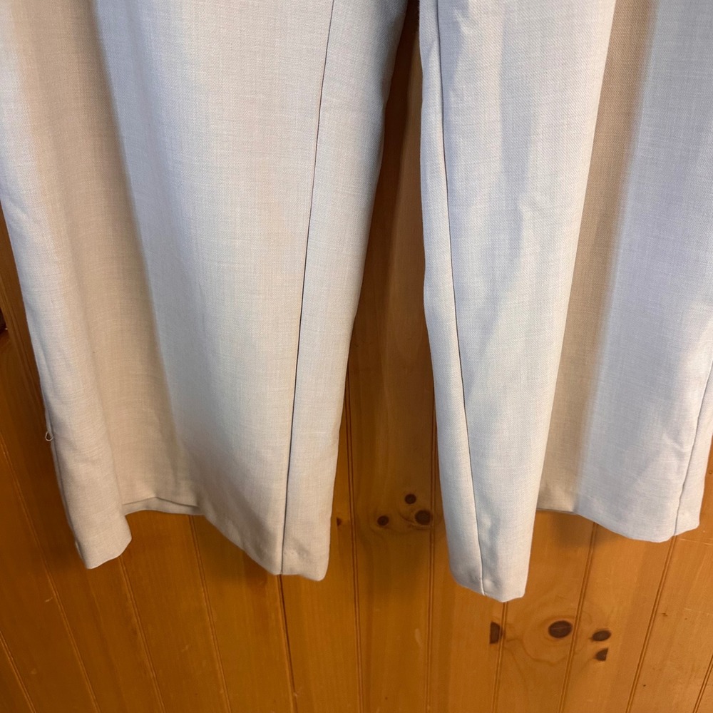 Abercrombie & Fitch Neutral Beige Wide Leg Trousers - Picture 10 of 10